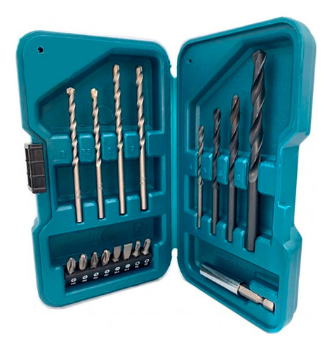 Set De Brocas Makita D-45858 Multipropósito 17 Piezas