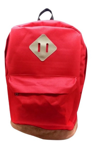 Bolso Morral Universitario Colegial Estilo Jansrt Rojo