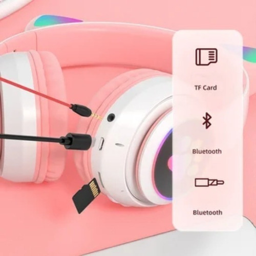 Audífonos Inalambricos Gato Audifono Bluetooth