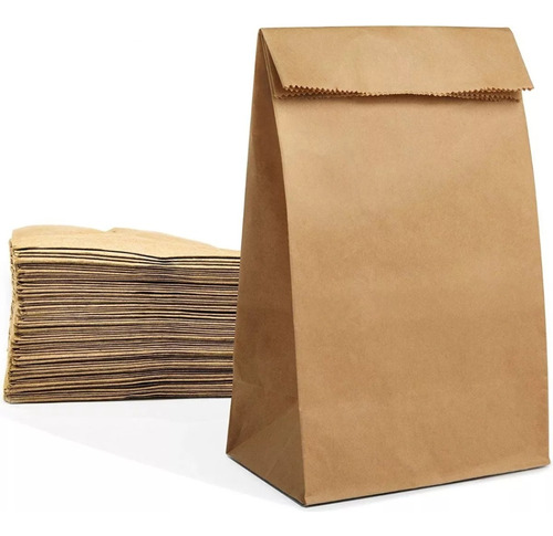 Bolsas De Papel Kraft Para Bizcochos, Sorpresitas Y Más 1kg