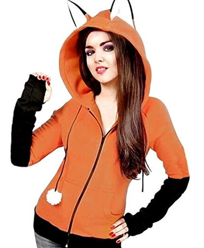 Disfraces Anime Fox Orelhas Sudadera