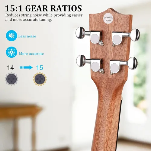 Ukelele Soprano De 21 Pulgadas, Ukeleles Profesionales ...