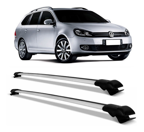 Travessa Rack Bagageiro Jetta Variant Slim Prata