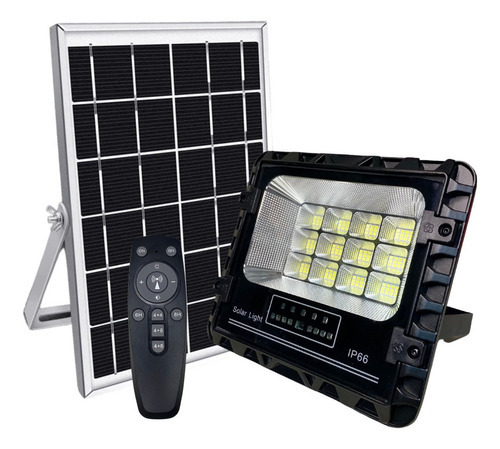 Reflector de luz solar, foco LED de 100 W, 6000 K, carcasa de lámpara solar, color negro, color blanco frío, 110 V/220 V