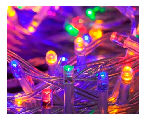 Serie Navideña Cascada Led 1000 Luces Multicolor Rgb Ml6155