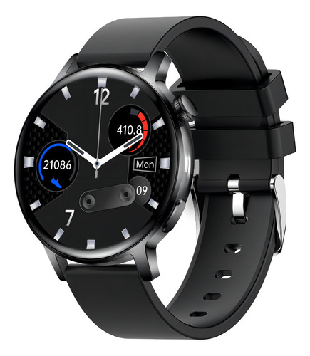 Smartwatch Kassel Redondo Sw2405b Negro 2