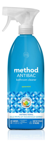 Method Limpiador De Baño Antibacteriano, Menta Verde, Elim.