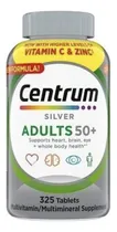 Comprar Vitaminas Y Minerales Adulto 50+ Centrum 325 Caps Multivitam Sabor Sin Sabor