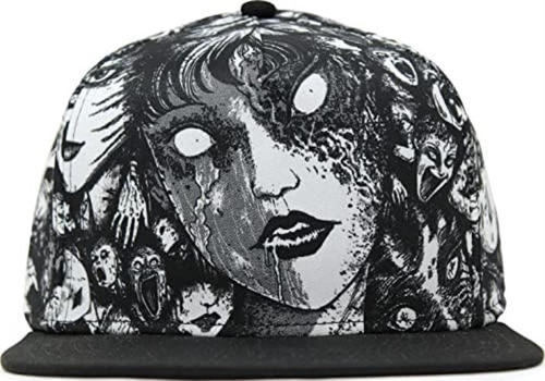 Ripple Junction Junji Ito Gorra Plana Adulto Con Visera Y