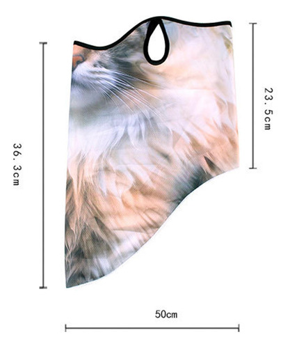 3 De Cuello Con Máscara Facial De Animales Para Gato