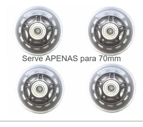 Kit Com 16 Rodas Para Patinete Com 32 Rolamentos Abec-7