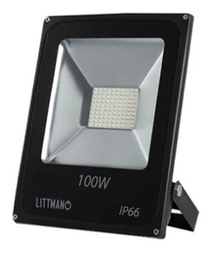 Reflector Faro Led De 100w Multivoltaje, Ip66 Exteriores 