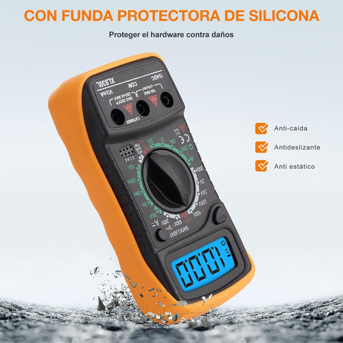 Multimetro Digital Voltimetro Digital Para Medir Continuidad