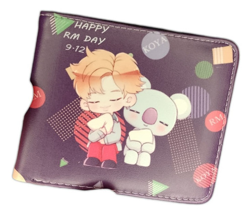 Billetera Bts Namjoon Rm Cuerina #01