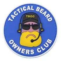Comprar Parche Barbudo Tboc Pvc Tactico Militar Gotcha Paintball