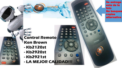 Control Remoto Ken Brown 2642 Kb2120st - Kb2920st - Kb2921st