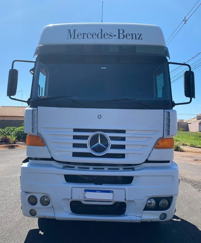 Imagem 2 de 15 de Mercedes-benz-1938s -2003/03-6x2 -branco-teto Alto.