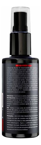 Kit Blend Para Barba Óleo Hidratante Pente Duplo Big Barber
