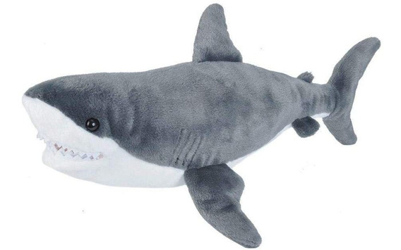 Wild Republic 22485 gran tiburón blanco 55 cm de agua mundo irse animal de peluche 