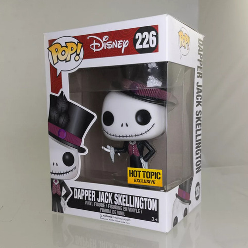 Funko Pop Jack Skellington Dapper #226 Exclusivo De Hot Topc