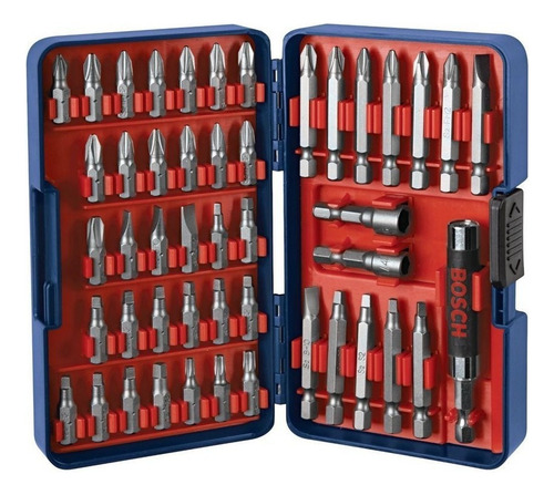 Juego De 47 Puntas Para Desarmador Bosch, Hexagonal