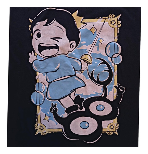 Imagen 2 de 5 de Remera Serigrafia Ousama Ranking Boji Kage Gastovic Anime