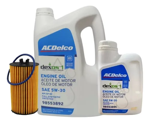 Kit Filtros + Aceite 5w40 Chevrolet Tracker 13/19
