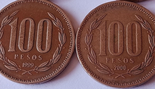 Colección Completa Moneda 100 Pesos Chile Antiguas 16monedas (Usado)