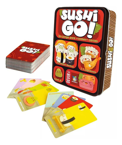 Jogo De Cartas Sushi Go! - Devir - Pronta Entrega
