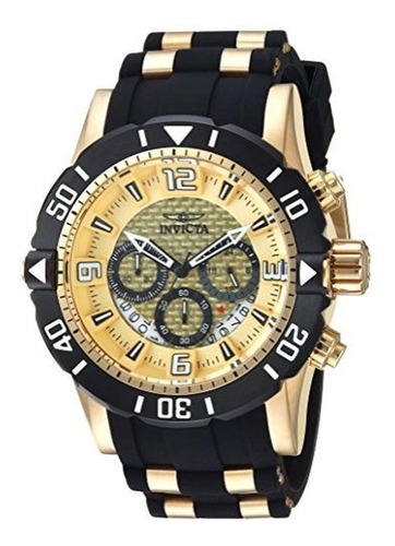 Relógio Invicta 23700 Pro Diver Masculino Banhado A Ouro 18k