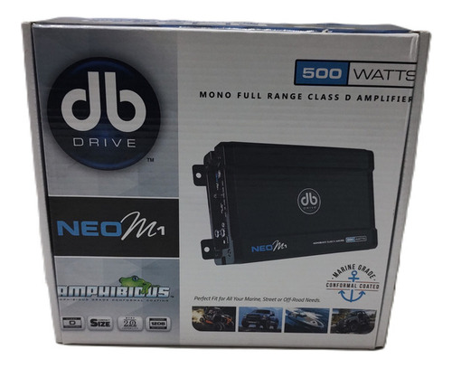 Amplificador Marino Monoblock Db Drive Neo M1 500w Clase D