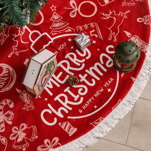 Falda De De Navidad/adornos Navideños, Redonda/falda De De