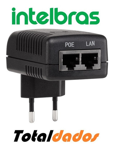 Imagem 2 de 5 de Fonte Injetor Poe Passivo Fast Ethernet Af 4805 - Intelbras