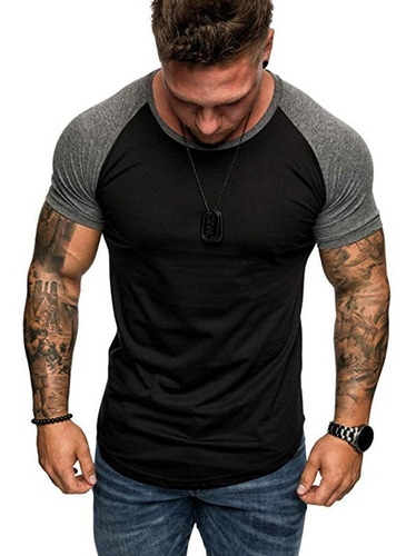 Polera Long Fit Raglan Manga Corta Confeccion Nacional