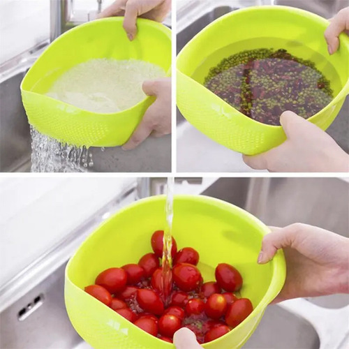 Cesto Multifuncional Ajustable Para Drenaje De Cocina 2pcs