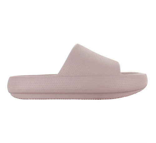 Eva Light Sandalia Slide Moda Casual Full Plastic Nude 81418