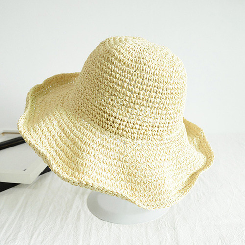 Sombrero De Paja De Moda De Verano For Mujer, Sombrero De P