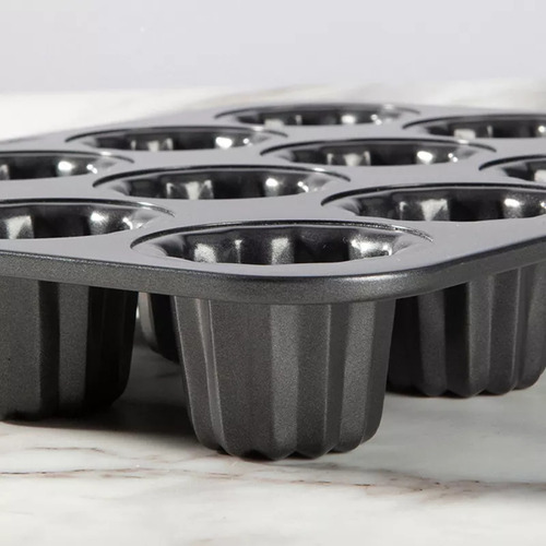 Forma De Bolo Canele Mold De 12 Cavidades Antiaderente Canel
