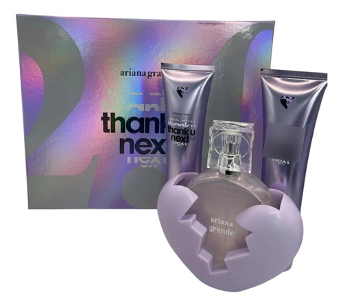 Ariana Grande Thank U Next Set 3pz Mujer Edp 100ml
