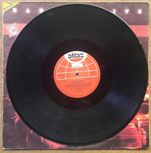 Lp Barry White Let The Music Play 1983 Nacional Vinil (Usado)