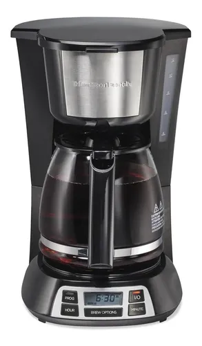 Cafetera Hamilton Beach Para Expreso y Capuchino Negra