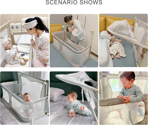 3 En 1 Cunas Para Bebes Cuna Plegable Cama De Bebe Cuna