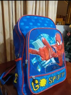 Mochila Spiderman Oficio Original En Oferta