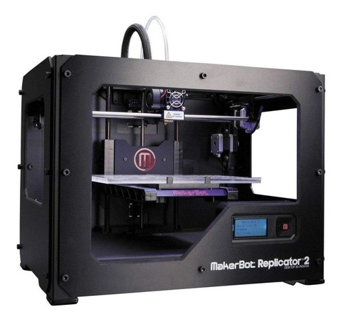 Impresora 3D MakerBot Replicator 2 color negro 100V/240V con tecnología de impresión FDM