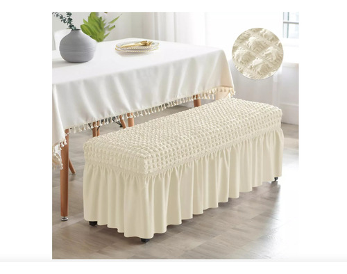 Rectángulo Taburete Cubre Banco Asiento Muebles Protector