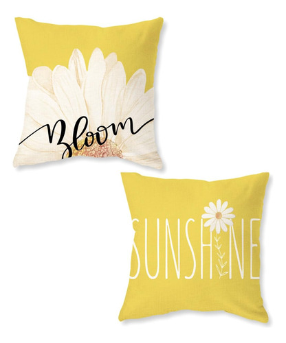 Onway Juego De 2 Fundas De Almohada Decorativas De 18 X 18