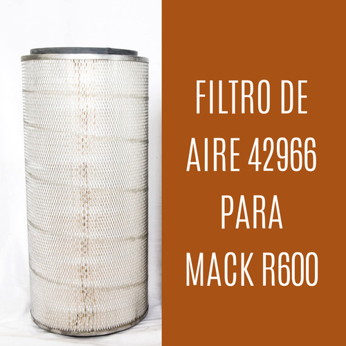 Filtro Purificador De Aire Camiones Mack R600 42966 57md26