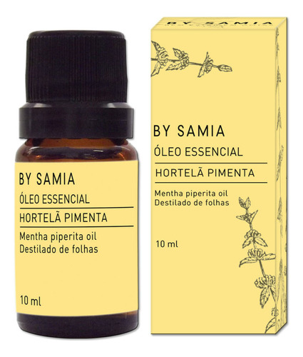 Óleo Essencial Hortela Pimenta Puro Aromaterapia By Samia