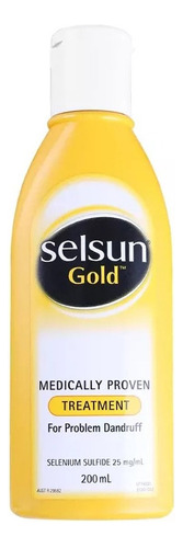Shampoo Selsun Gold Com Aminoácidos De Sulfeto De Selênio