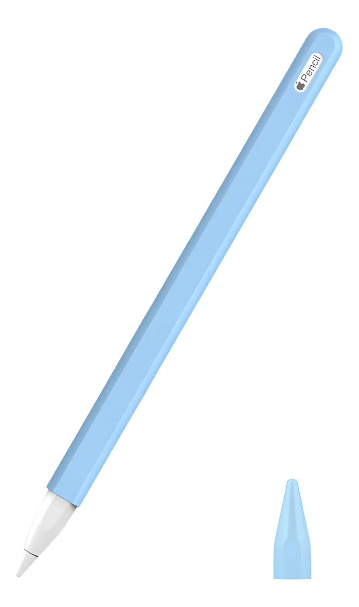 Funda Moko Azul Cielo Para Apple Pencil 2da Generación Y Pro iPad